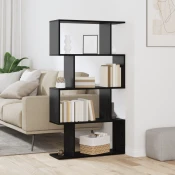 Vidaxl Knjigovni omar 4 nivojev 70 x 24 x 129 cm Inženirski les