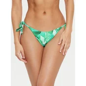 Seafolly Spodnji del bikini Secret Garden 40651-220 Zelena