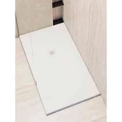 Poalgi tuš kad HOSS Sand 90 x 90 cm - bela