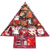 Vilde La Cucina 279086 - Modle za kolače - praznični motiv - INOX ( 16 delova )