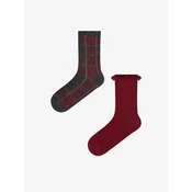 Penti Nogavice PENTI Vintage Lace Gestreifte Paar-Sneakersocken mešane barve