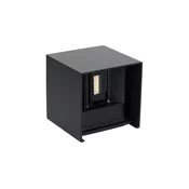 LED spoljno zidno svetlo QUERK 2xLED/3W/230V 3000K IP54 crna