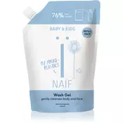 Naif Baby & Kids Cleansing Wash Gel Refill čistilni gel za umivanje za otroke in dojenčke nadomestno polnilo 500 ml