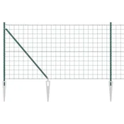 Vidaxl Varjena žična ograja s konicami 10 x 1,2 m (Š x V)