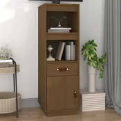 Visoka komoda boja meda 34 x 40 x 108,5 cm od masivne borovine