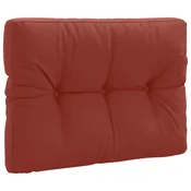 vidaXL Blazina za palete VIANEN 100% poliester Rdeča 70 x 40 x 12 cm