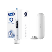 Oral-B Električna zobna ščetka | iO6 | Polnilna | Za odrasle | Število vključenih glav 1 | Število načinov ščetkanja 5 | Bela