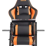 VEVOR Stojalo za dirkalni volan simulator 142x615x103 cm črno