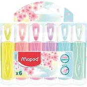 Maped text marker fluo peps pastel 1/6 ( m742558 )