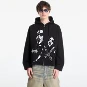 Mikina Wasted Paris M Wrath Zip Hoodie Black XL