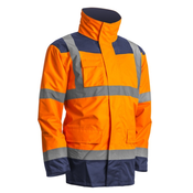 Coverguard 4u1 signalizirajuca zaštitna hi-viz parka kanata narandžasto-plava velicina s ( 7kanos )