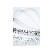 Spirala, metalna, 3:1, 10 mm, 51-80 listova, FELLOWES, crna 53265