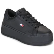 Tommy Jeans PLATFORM LOGO SNEAKER Črna