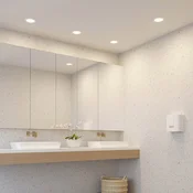 Prios LED svetilka za vgradnjo Cadance, bela, 17 cm, komplet 3 kosov, CCT - Kopalnica - Sodobni - Aluminij
