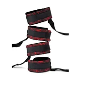 Secret Kisses Bed Restraint Kit – set za vezanje oko kreveta + povez za oci