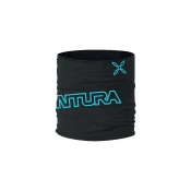Montura MERINO COLLAR nákrčník, čierna/tyrkysová (L)