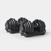 Bowflex SelectTech 1090 – nastavljive enoročne uteži – par – od 4,5 kg do 40,8 kg