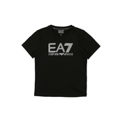 EA7 Emporio Armani Majica, crna / bijela