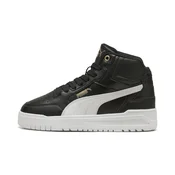 PUMA Shuffle Downtown Mid Sneakers Youth, Shoes, Black/White/Gold, 38