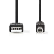 Nedis CCGB60100BK30 - Kabel USB 2.0 | Vtič A - Vtič B | 3 m | Črna
