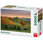 Dino - Puzzle Rozprávkový východ Slnka - 3 000 kosov