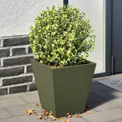 Vrtne sadilice 2 kom maslinastozelene 30x30x30 cm celicne