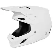 Motokros kaciga Shot Speed Solid sjajno bijela