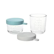Beaba Set 2 Staklene Posudice 150ml Pink /250ml airy green/light mist