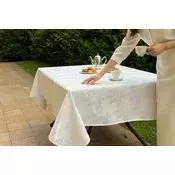 Stolnjak Delux 150x160cm Cvet - Bela boja ( VLK000344-deluxcvetbelaboja )