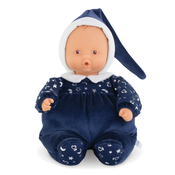 Dojenček Babipouce Starlit Night Corolle Mon Doudou z modrimi očki in našobljenimi ustki 28 cm od 0 mes