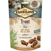 Carnilove Dog Soft Snack pastrva s koprom 200g