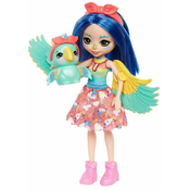 Mattel Enchantimals lutka i kućni ljubimac - Flutter i papiga (FNH22)