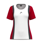 Dekliška majica Head CLUB 25 Tech T-Shirt Girls Red/White 164 cm
