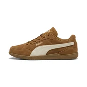 PUMA K-Moda Sneakers Women, Shoes, Kona Brown/Alpine Snow/Gold, 35.5