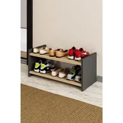 Hanah Home stalak za obucu Perge, 68 cm, hrast Sonoma / antracit