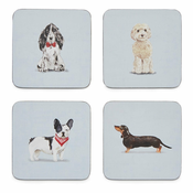Komplet 4 podstavkov Cooksmart ® Curious Dogs