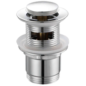 AQUALINE Kromirana Click-Clack izpust 5/4” s 30-45mm zamaškom, manjša, medenina