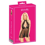 Kissable Sexy haljina Babydoll, Crna