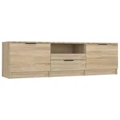 Vidaxl TV omarica sonoma hrast 140x35x40 cm inženirski les