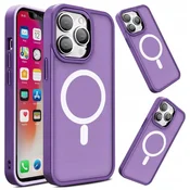 1 to 3 Hurtel Ovitek Magnetni Za Iphone 15 Z Magsafe Ovitekom Mat Zaščita