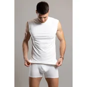 POMIRISHI BAMBOO UNDERWEAR Muška majica bez rukava, Bela