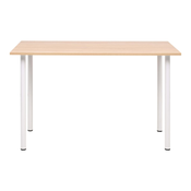 MAISON CHIC Jedilna miza - Kuhinjska miza - Jedilni stol 120x60x73 cm barva hrasta in bela, (21715392)