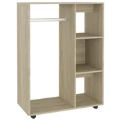 Vidaxl Garderobna omara sonoma hrast 80x40x110 cm iverna plošča
