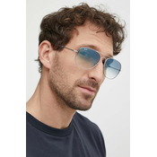Sončna očala Ray-Ban srebrna barva