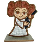 CRYSTAL ART Diamantna slika Vojna zvezd: Princesa Leia