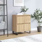 Vidaxl vidaXL Predalnik, hrast sonoma, 60x35x70 cm, material na osnovi lesa