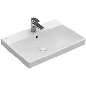 Villeroy & Boch Avento - Umivaonik za ormaric, 65 x 47 cm, sa zaštitom od prelijevanja, otvor za slavinu, CeramicPlus, alpskobijeli 415865R1