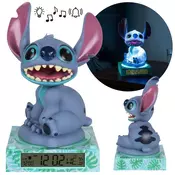Disney DISNEY Stitch Nočna lučka, 3D z budilko in koledarjem, svetleča figurica, svetloba, zvok