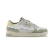 Victoria za ženske. 8800124 Usnjene športne copate C80 Casual Patch bela, zelena (37), 1 do 3 cm, Čipke, Priložnostno