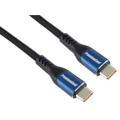 Kabel USB-C PremiumCord, 3 m/5A/100W/20Gbits